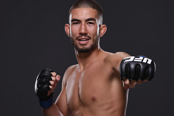UFC 189: Mendes v McGregor - My MMA News LAS VEGAS, NV - JULY 11: Louis Smolka poses for a portrait backstage during the UFC 189 event inside MGM Grand Garden Arena on July 11, 2015 in Las Vegas, Nevada. (Photo by Mike Roach/Zuffa LLC/Zuffa LLC via Getty Images)