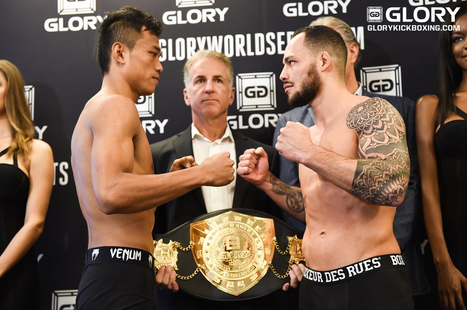 G25 Van Roosmalen V Sittichai faceoff - MyMMANews GLORY 25