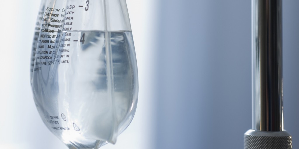 Close up of Intravenous drip