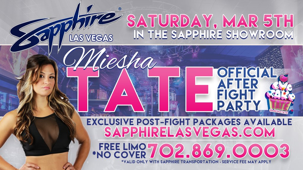 Miesha Tate - Sapphire Gentlemen's Club