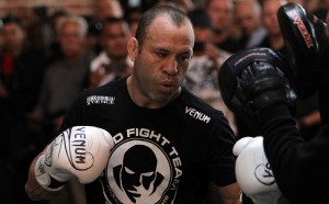 SAN JOSE, CA - NOVEMBER 16: Wanderlei Silva works out for the fans and media during the UFC 139 open workouts at the Heroes Martial Arts Gym on November 16, 2011 in San Jose, California. (Photo by Josh Hedges/Zuffa LLC/Zuffa LLC via Getty Images)