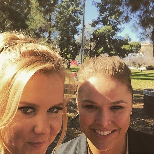 Amy Schumer and Ronda Rousey