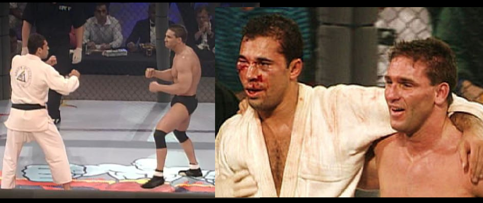 Royce Gracie and Ken Shamrock