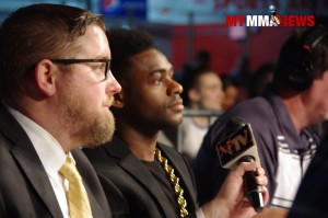 Aljamain Sterling and Eric Dehm