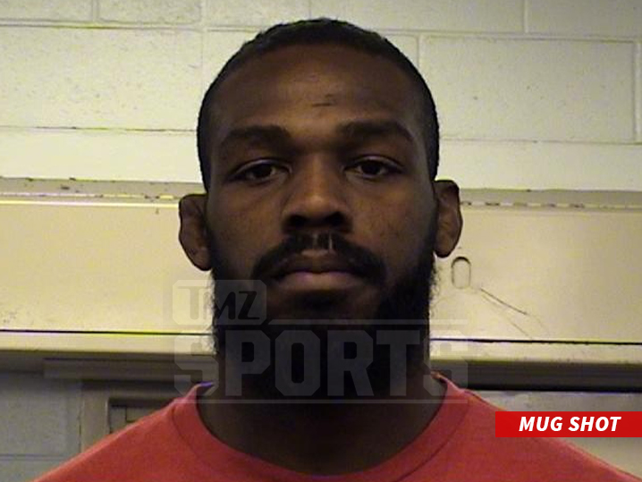 Jon Jones mug shot - March 29, 2016 - Warrant issued after probation violation. Photo courtesy of TMZ