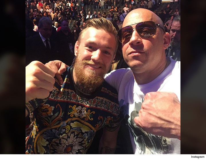 Conor McGregor and Vin Diesel