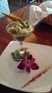 Crab Avocado Martini