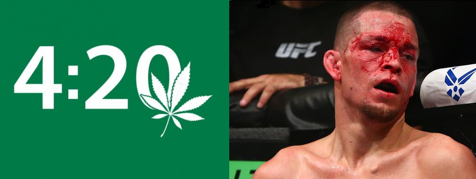 Nate Diaz medically suspended until 4/20.