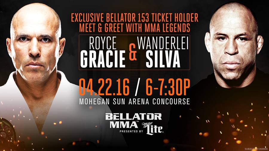 Royce Gracie and Wanderlei Silva