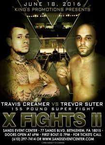 Travis Creamer fights Trevor Suter at X Fight II