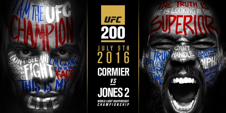 Cormier vs Jones 2 at UFC 200