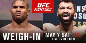 UFC Fight Night Rotterdam weigh-in results