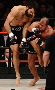 (in short blk tnks) Fedor Emelianenko takes on Andrei Arlovski during the Affliction M-1 Day of Reckoning. Andrei Arlovski TKO Andrei Arlovski in the middle of the 1st round to take the heavyweight title at the Honda Center in Anaheim Ca. Jan 24,2009. Photo by Gene Blevins/HoganPhotos