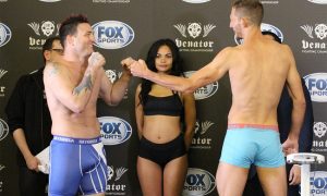 Jason Mayhem Miller weighed in at 209 pounds for Venator FC 3