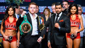 Canelo Alvarez vs Amir Khan results